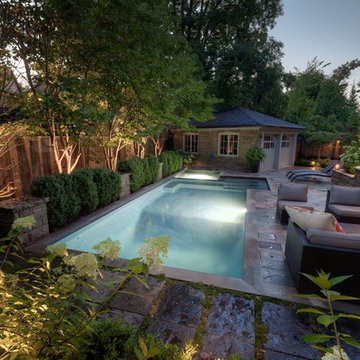 Elegance of Simplicity in a Small Backyard