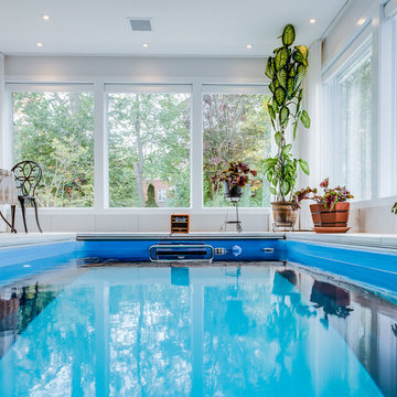 Beautiful Home Addition Featuring an Indoor Pool