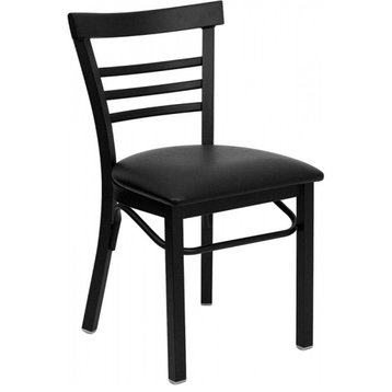 Black Restaurant Chair, Black