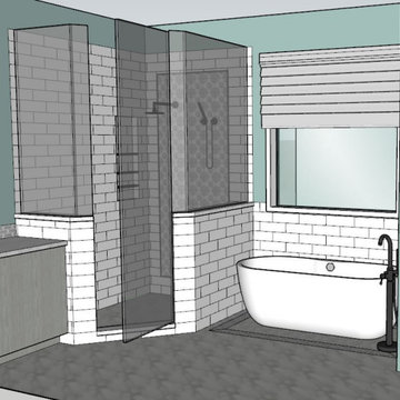 Kris and Tom's Master Bathroom - Private Home, Knoxville