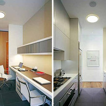 narrow office upstairs
