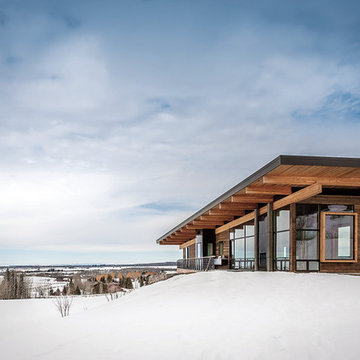 Sleek lines and expansive glass provide the ultimate view
