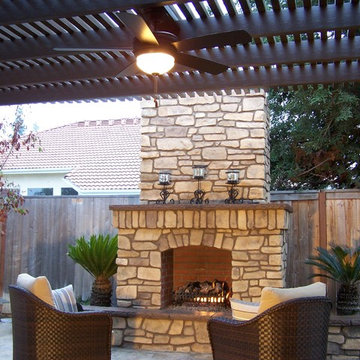 Luxurious outdoor living area.