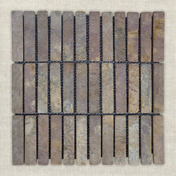 ARUNA - Canyon | 12" x 12" | Marble Mosaic - Mosaic Tile