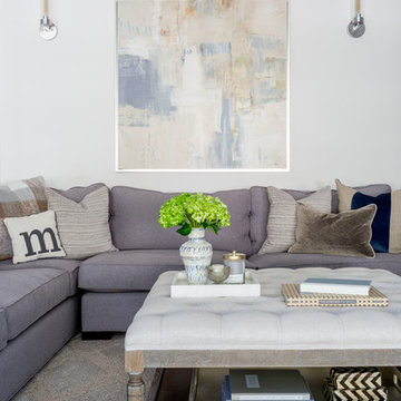 Elegant and Light Family Room- Valley Village, California