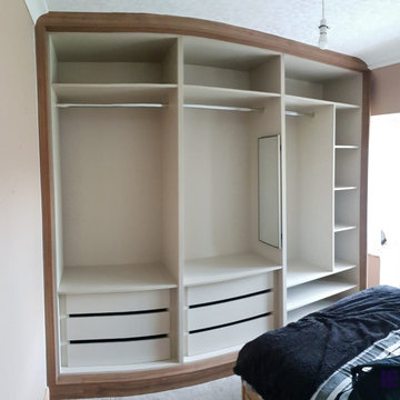 Oak Wardrobes With Sliding Doors and a Practical Pull-out Mirror in Barnet
