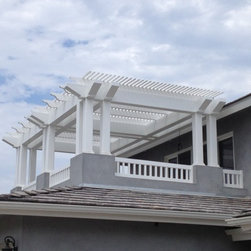 Newport Beach Vinyl Structural Pegola - Products