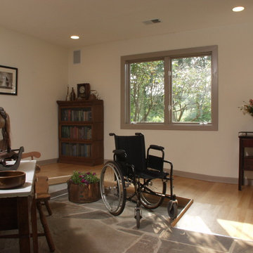 In home wheel chair ramp