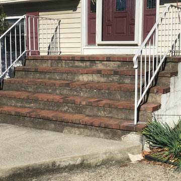 Front Steps Stone Veneer