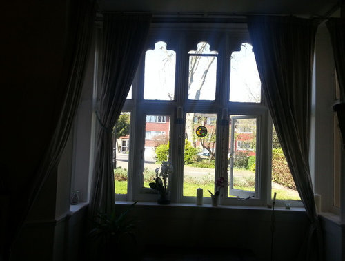 Advice on how to dress large unusual windows | Houzz UK