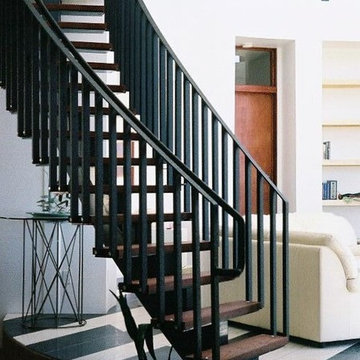 Powder Coated Steel Stair Unit