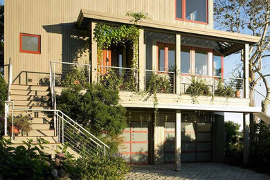 Inspiration for a contemporary exterior home remodel in Boston