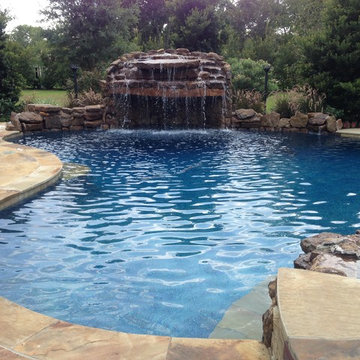 Travertine pool