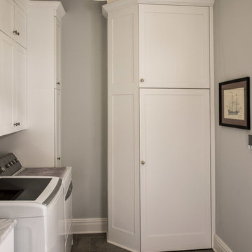 Bath, Laundry, High Efficiency Utilities, and a Mudroom in an Old Utility Room