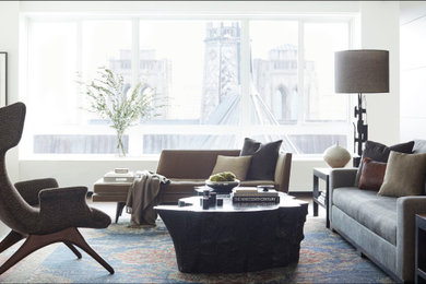 Minimalist living room photo in San Francisco