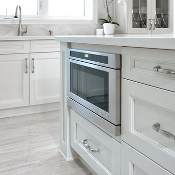Microwave Island Cabinet