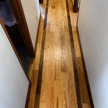 Victorian Red Oak with Walnut Border