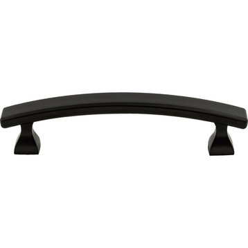 Elements 449-96 Hadly 3-3/4 Inch Center to Center Curved Square - Matte Black