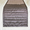 Purple Satin, Velvet King 90"x18" Bed Runner WITH One Pillow Cover-Plum Radiance