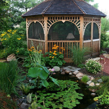 Outdoor Living with Water Gardens