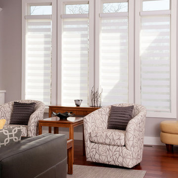 The Greens - Window Treatments by Interior Style by Kari, Photo by Christine Pet