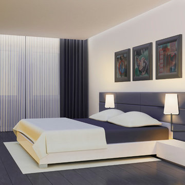 Verso Wall Sconces in Bedroom