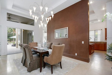 Inspiration for a dining room remodel in Orlando
