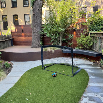 Park Slope curvy garden