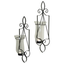 Transitional Wall Sconces Tuscan 21" Sconce Set