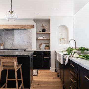 Modern Moody Kitchen