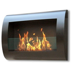 Modern Indoor Fireplaces by Pot Racks Plus