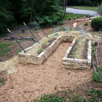 Rock Raised Veggie Garden Bed
