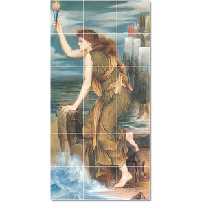 Evelyn De Morgan Angels Painting Ceramic Tile Mural 14 Modern Tile Murals By Picture Tiles