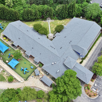 Raleigh, NC Daycare – Full Roof & Gutter Replacement After Hail Damage