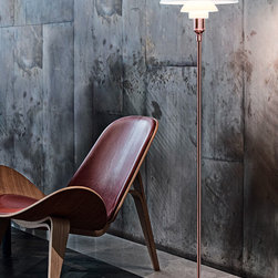 PH 3&frac12;-2&frac12; Copper Floor Lamp - Floor Lamps