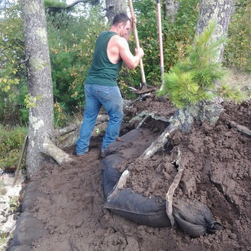 Shoreline Restoration of Campsite on Hot Dog Island on Turtle Flambeau Flowage