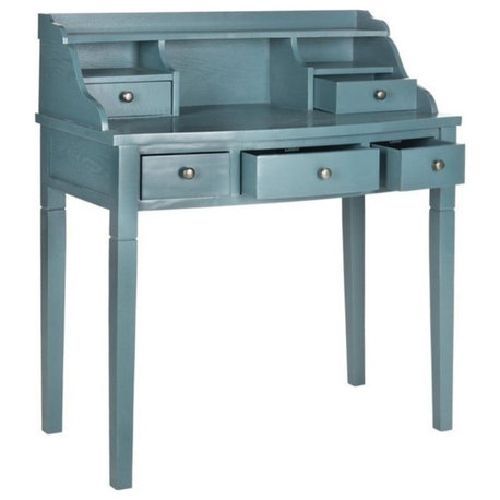 Safavieh Landon 36" Writing Desk in Teal