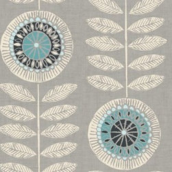 Neisha Teal from the House Beautiful Roller blind collection by Hillarys - Roller Shades