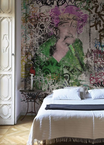 Лофт Спальня by LondonArt wallpaper