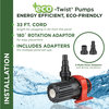 Eco-Twist Pump 4000 Gph With 33-Foot Cord