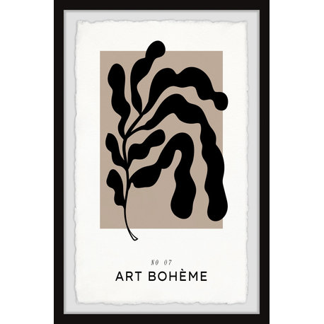 "No 07 Art Boheme" Framed Painting Print, 12x18