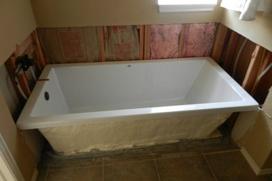 Example of a huge beach style bathroom design in Oklahoma City
