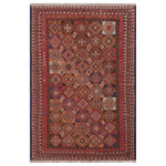 Bareens Designer Rugs - Antique Rustic Soumak Makhana Orange/Beige Wool Rug - 3'1'' x 5'0'' - Crafted by skilled master weavers with handspun wool and organic natural dyes with mesmerizing intricacy and gorgeous color palette, this breathtaking Soumak rug (also spelled Soumakh, Sumac, Sumak, Somekh or Soumac) is a flat-weave rug that is thick, strong and exceptionally durable. Soumak rugs are unique because of the wefts used to produce decorative patterns. Famous for its finely woven richly detailed motifs featuring different styles of tribal motifs, predominantly geometric, transitional and bird motifs. Most desired due to its versatility in design this hand-woven rug is in a compelling focal point in any living area and can decorate floor, interior walls, sofas, chairs, beds and tables.