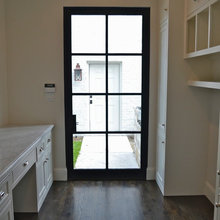 rear entrance & mud rooms