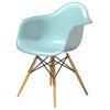 Eames Plastic Armchair With Dowel Leg Base