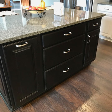 Waypoint Cabinetry- Painted Linen, Maple Espresso, and Cherry Java