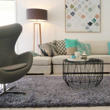 Havana Geometric Wire Coffee Table
