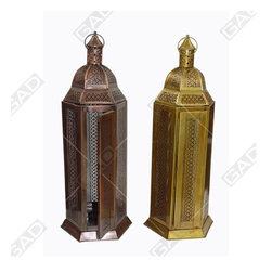 PERFORATED HEXA HANGING LANTERNS - Outdoor Hanging Lights