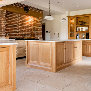 Classic In-Frame Shaker & Walk-in Pantry and Media Wall – Nazeing, Essex