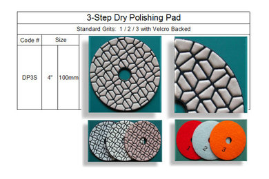3 Step Dry Polishing Pad
